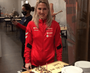 Alexandra Subțirică, sărbătorită în Danemarca, în cantonamentul echipei naționale!