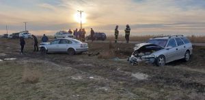 Impact frontal la ieșire din Smeeni