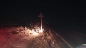 Un brăilean a văzut moartea cu ochii pe DN10