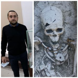 FOTO | Obiect unic pe întreg teritoriul României, descoperit la Pietroasele, într-un mormânt de acum 1.600 de ani