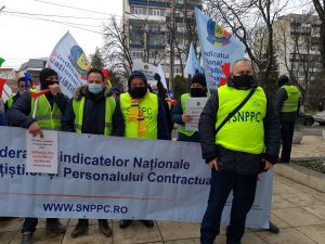 Foto/ Sindicaliștii din Maramureș, Vrancea și Prahova, alături de buzoieni la protest