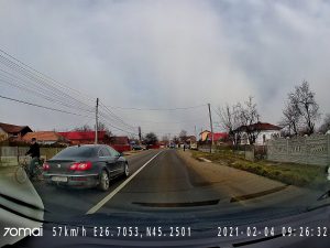 VIDEO Depășire sinucigașă pe DN10, în Cândești