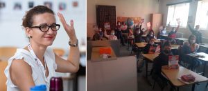 FOTO | Povestea profesoarei din Calvini care a reușit să ,,aducă” la ore o fetiță plecată în Germania