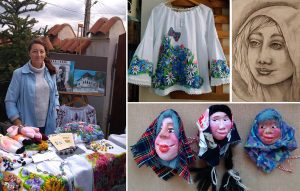 FOTO | Povestea Nicoletei Ungureanu, inginerul care înnobilează prin pictură meșteșugul croitoriei