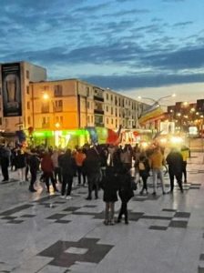 54 de sancțiuni contravenționale pentru protestatarii care nu au respectat măsurile  de prevenire a infectării cu Covid
