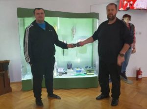 Foto / Ce donație a făcut omul de televiziune  Cristian Tabără Muzeului Județean